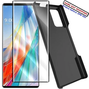Wear-Resisting Screen Protector Premium Real Hard PC Case f LG Wing 5G LM-F100V - Picture 1 of 5
