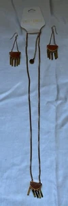 KINSLEY ARMELLE Earrings, Necklace Match Set - Picture 1 of 4