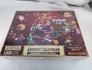 Super Mario Christmas Advent Calendar Puzzle 1008 PCS | NEW Sealed Holiday  - Picture 1 of 4