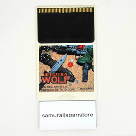 Operation Wolf NEC Avenue PC Engine HuCard Cartridge Only Used Japanese ver