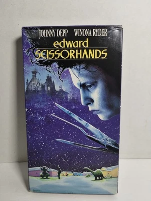 Edward Scissorhands VHS 1991 CBS FOX Johnny Depp Winona Ryder Foto 1 de 4
