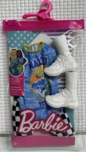 Barbie Ken Abbigliamento Fashion Pack Malibu Tour 1961 Pantaloncini Scarpe Corti Nuovi - Foto 1 di 2