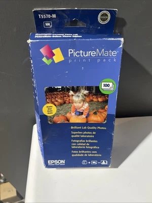 Nuevo paquete de impresión T5570M-Epson PictureMate acabado mate tinta y papel CADUCIDAD 08/08 Foto 1 de 4