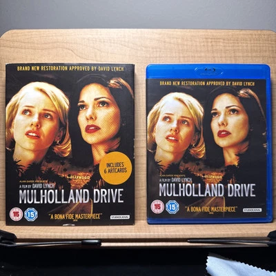 Mulholland Drive (Blu-ray, 2001) (Region B) w/ Slipcover Artcards included - Image 1 of 4