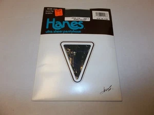 New Hanes Ultra Sheer Size E Barely Black Pantyhose Control Top Sandalfoot 710 - Picture 1 of 3