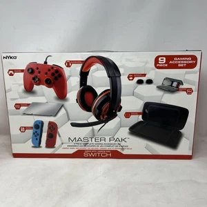 Nyko Master Pak Nintendo Switch Gaming Accessory Set New And Sealed - Picture 1 of 5