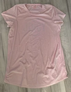 Juicy Couture Bling Velour Nachthemd Kleid Gr. 1X Schlafkleid Rosa TOP - Bild 1 von 6