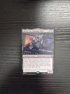 MTG Marvel's Spider-Man - Black Cat, Cunning Thief (52) - Rare - NM/MT - Picture 1 of 1