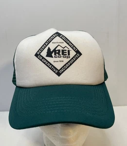 REI Trucker Gorra Adulto 7 1/2" Malla Snap Back Verde - Imagen 1 de 7