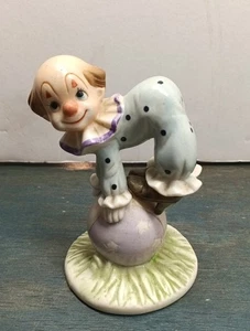 Statuina decorativa vintage ceramica simpatica pagliaccio Lefton Siviglia 4,5" - spedizione veloce - Foto 1 di 6