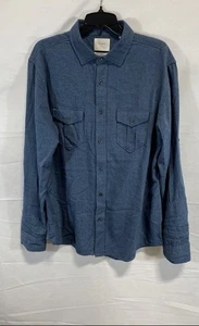 Billy Reid Men Blue Button Up Shirt Size L - Picture 1 of 4