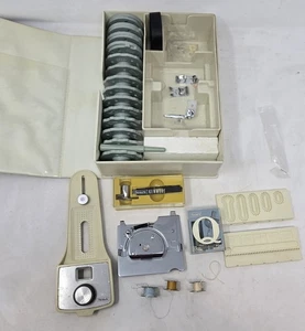 VTG Sears Kenmore Sewing Machine Accessories Buttonholer Pattern Cams Kit Bundle - Picture 1 of 8
