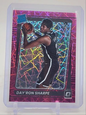 DAY'RON SHARPE 2021-22 DONRUSS OPTIC ROOKIE PINK VELOCITY PRIZM RC /79 Q0190 - Image 1 of 2
