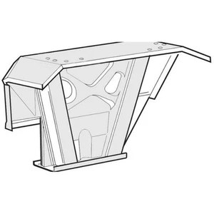 FENDER, FLAT TOP, LH S.62470 2360, 2360DTC fits Fiat/Hesston 2460, 2460SD - Picture 1 of 5