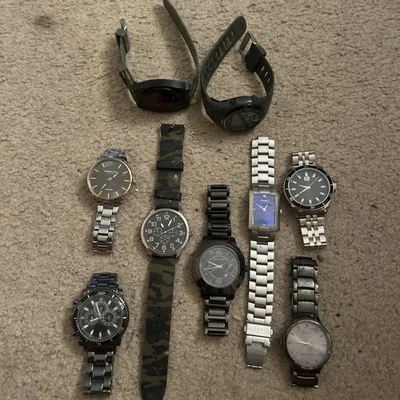 Men’s Watch lot. Kenneth Cole. Fossil. - Image 1 of 4