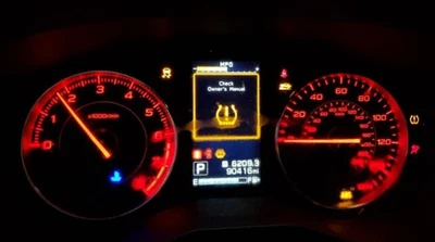 2017-2019 Impreza OE medidor de velocidade cluster 90K milhas Subaru - Imagem 1 de 4