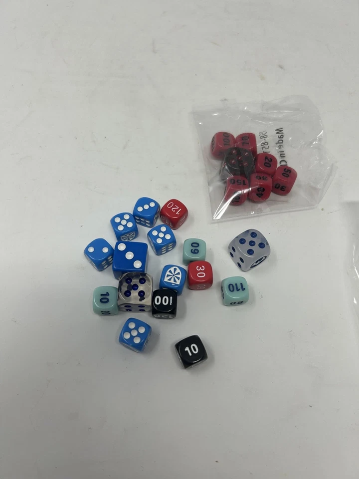 Lote de Dados - Varios Lados / Tamaño / Color Pokemon Mazmorras y Dragones Varios  Foto 1 de 1