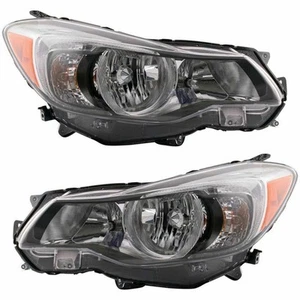 For Subaru Impreza Sedan/Wagon 2012 2013/XV Crosstrek 2013 2014 Headlight Pair - Picture 1 of 4
