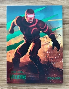 2022 Fleer Ultra Wolverine Green Variant CYCLOPS #38 Mint Card! - Picture 1 of 2