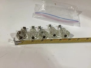 Vintage Antik Konvolut Vintage Möbel Ausschlachten Klarglas Knöpfe Ziehen Schublade AA1 - Bild 1 von 3