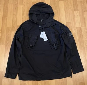 NUEVO C.p Company | Grande Negro Calzoncillo Pullover Lente Gafas Chaqueta Abrigo Máscara Facial - Imagen 1 de 15
