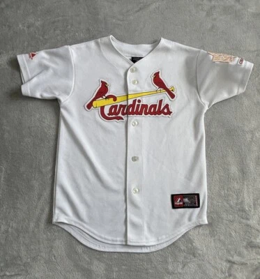 Camiseta de béisbol cosida majestuosa de los campeones de la Serie Mundial 2011 de los Cardenales de San Luis - Imagen 1 de 4