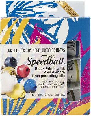 Speedball Block Printing 6 Ink Starter Set • 47.02€