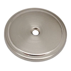 Stone Harbor Satin Nickel 1-3/4" Knopf runde Rückplatte 30119-15 25 + KOSTENLOSER VERSAND - Bild 1 von 3