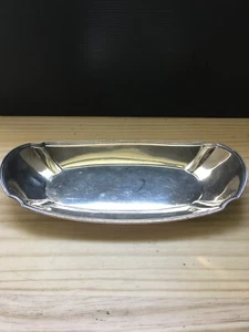 Vintage 1960s Wilcox High-end EPNS W.M. Mounts Silver Oval Bread Tray 12.5" x6" - Picture 1 of 5