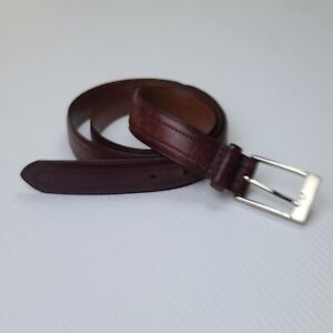 Cole Haan Men's Brown Leather Belt 40/100 Made in Canada