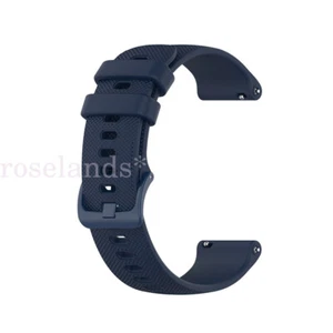 Strap Silicone Watch Band for GARMIN FORERUNNER 245 / 645 / MUSIC Quick Release - Picture 1 of 17