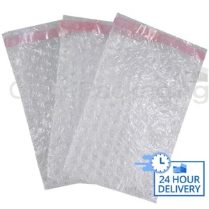 1500 x BP1 BOLSAS DE BURBUJAS FUERTES LISAS DE PELADO Y SELLADO 100x135 mm (4x5.5") - Imagen 1 de 5