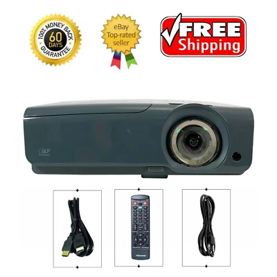 Promethean PRM-25 Short-Throw DLP Projector 2000 ANSI HD HDMI 1080i Remote - Image 1 of 4