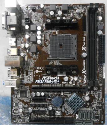ASRock FM2A78M-HD+ Socket FM2b Motherboard - Image 1 of 3