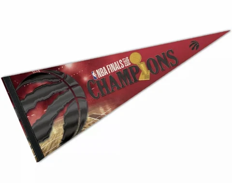 TORONTO RAPTORS 2019 NBA FINALS CHAMPS PREMIUM QUALITY PENNANT 12"X30" BANNER Cover