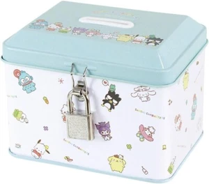 Sanrio Piggy Bank, Lockable Can Bank, Sanrio All Characters, SR-5545241YM - Picture 1 of 3