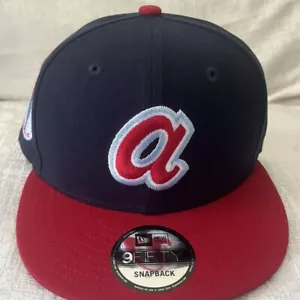 New Era Atlanta Braves 9FIFTY 950 Snapback Sky UV 1972 All Star Game Patch Hat - Picture 1 of 5
