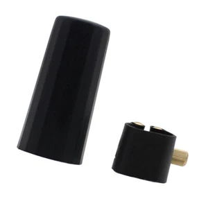 Leather Mouthpiece Ligature Fastener + Mouthpiece Cap for Alto Saxophone S4O2 - Picture 1 of 12