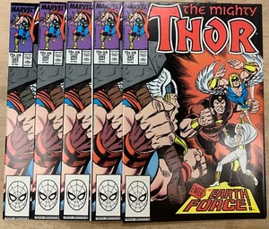 5 LOT THOR VOL 1 #395 Earth Force (First appearance)  (1988) VF-NM - Picture 1 of 1