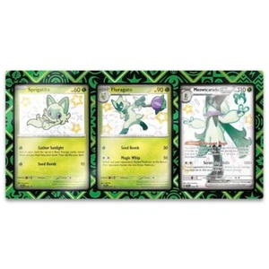 Pokemon Paldean Fates Premium Collection Magnetic Protector/3-card Promo Set NEW - Picture 1 of 2
