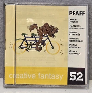 PFAFF #52 Creative Fantasy Embroidery Card For 2140, 2144, 2170, 7550, 7560 - Picture 1 of 7