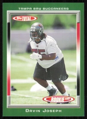 2006 Topps Total #468 Davin Joseph RC - Image 1 of 2