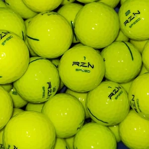 12 gelbe gebrauchte Golfbälle RZN Speed - 4A/5A Klasse AAAA / AAAAA  - Bild 1 von 3