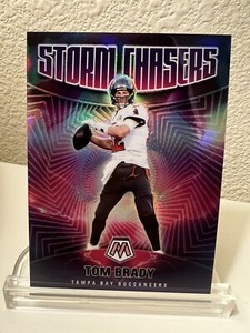 ⛈️ 2021 Panini MOSAIC STORM CHASERS - Tom Brady 🐐 #SC-4 holo gold prizm MINT ⚡