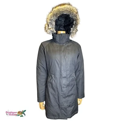 The North Face HyVent Black Arctic Down Parka II Hooded Winter Coat Women Sz M - Image 1 of 4