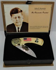 John F. Kennedy Commemorative Folding Knife NIB