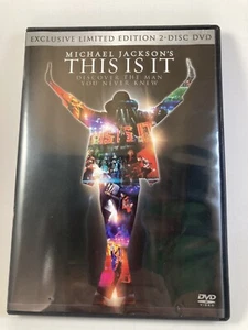 Michael Jackson This Is It DVD Exclusive Limited Edition 2 Disc Set Black Cover - Picture 1 of 10