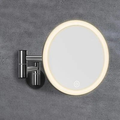 baliv Kosmetikspiegel LED Beleuchtet 1X / 10X Vergrößerung Wand Schminkspiegel - Bild 1 von 4