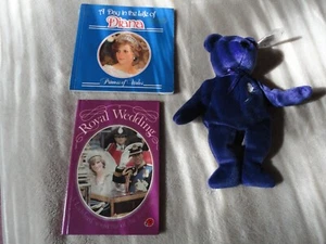1997 Ty Beanie Prinzessin Diana plus 2 Diana Bücher - Bild 1 von 4