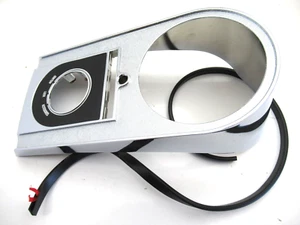 CHROME DASH COVER W/ HEAVY DUTY TRIM FOR HARLEY, RPLCS OEM # 71248-00 2000-2010 - Picture 1 of 3